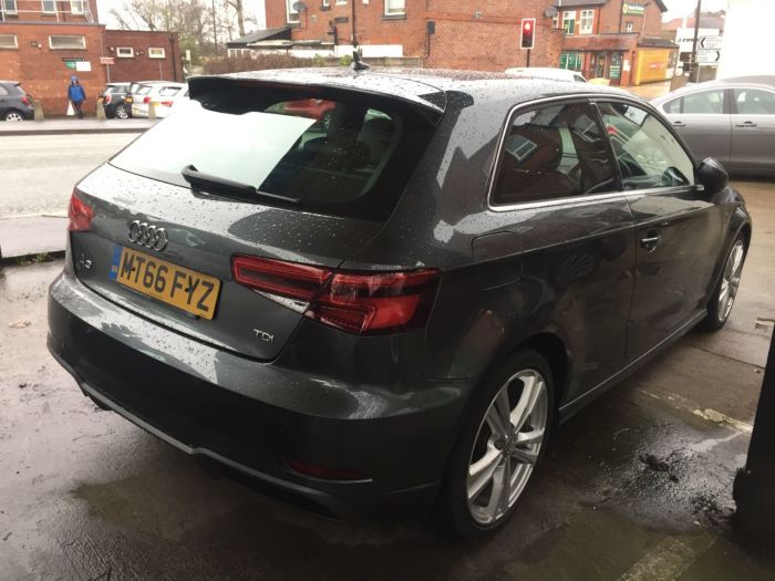 Audi A3 1.6 TDI S Line 3dr Hatchback Diesel Grey