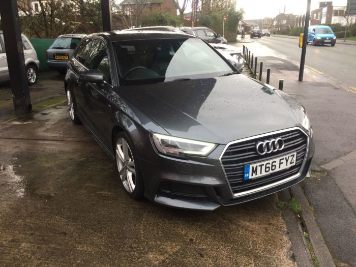 Audi A3 1.6 TDI S Line 3dr Hatchback Diesel Grey