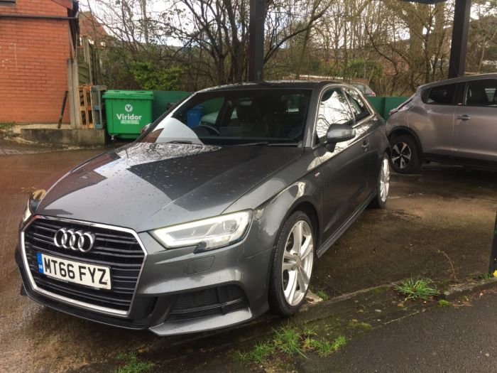Audi A3 1.6 TDI S Line 3dr Hatchback Diesel Grey