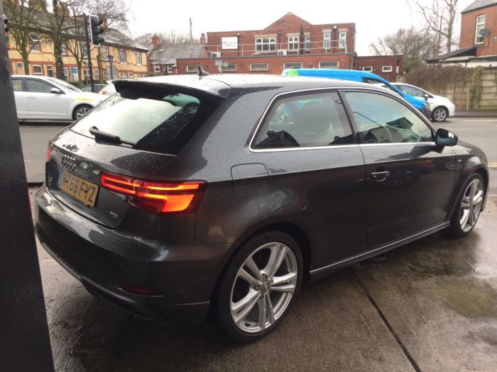 Audi A3 1.6 TDI S Line 3dr Hatchback Diesel Grey