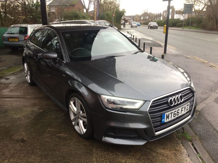 Audi A3 1.6 TDI S Line 3dr Hatchback Diesel Grey