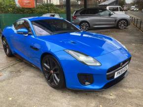 Jaguar F-Type 3.0 [380] Supercharged V6 R-Dynamic 2dr Auto AWD Coupe Petrol BLUE at Motorhouse Cheshire Stockport