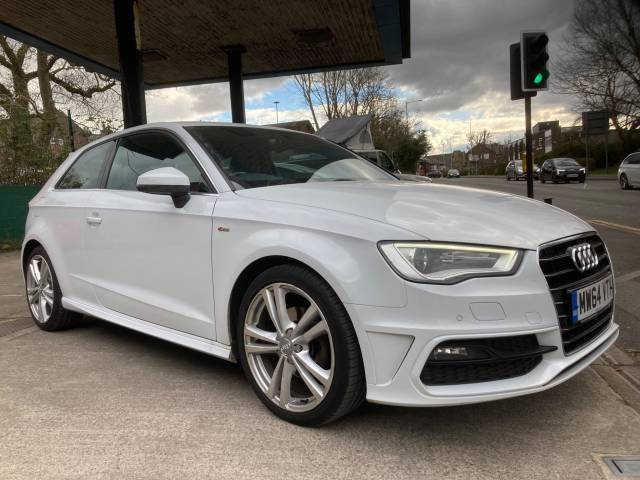 Audi A3 1.4 TFSI 125 S Line 3dr Hatchback Petrol WHITE